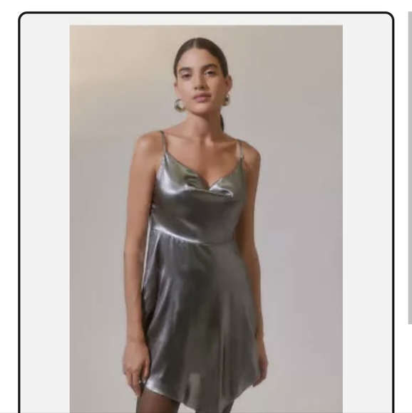 Urban Outfitters Dresses & Skirts - Urban Outfitters Metallic Slip Dress